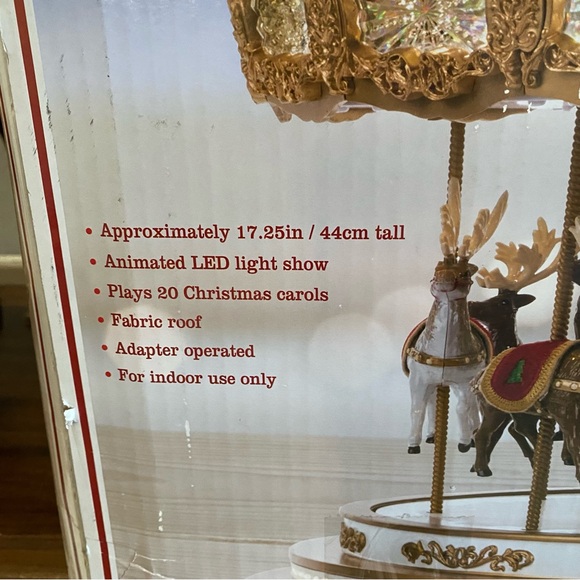 Mr. Christmas Regal Carousel Musical Animated Christmas Decoration, 17.25 inches - Picture 13 of 14